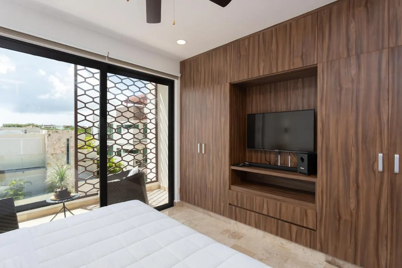 شقة Studio Vanessa Beach 42 A 1 Min De La Playa Y 5Ta Av بلايا ديل كارمن