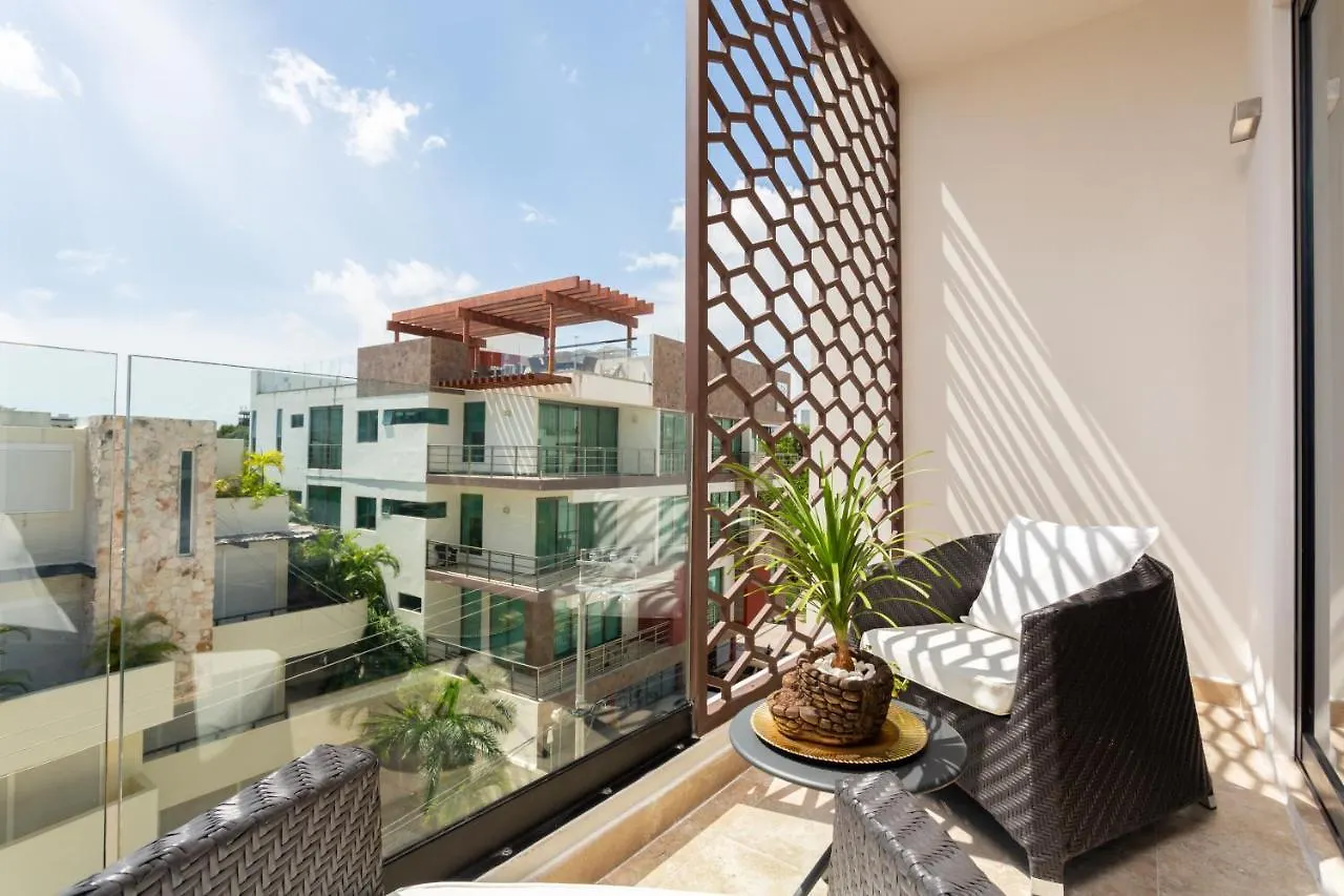 شقة Studio Vanessa Beach 42 A 1 Min De La Playa Y 5Ta Av بلايا ديل كارمن