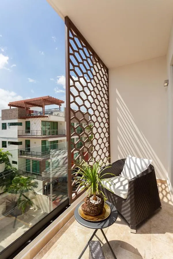 شقة Studio Vanessa Beach 42 A 1 Min De La Playa Y 5Ta Av بلايا ديل كارمن
